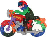 2 in 1 Animal Puzzle  - Pack of 1 - Bike